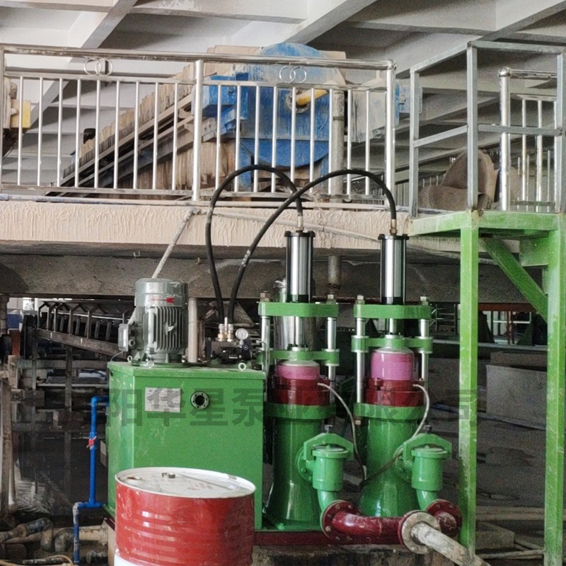 壓濾機(jī)節(jié)能進(jìn)料泵，液壓陶瓷柱塞泥漿泵